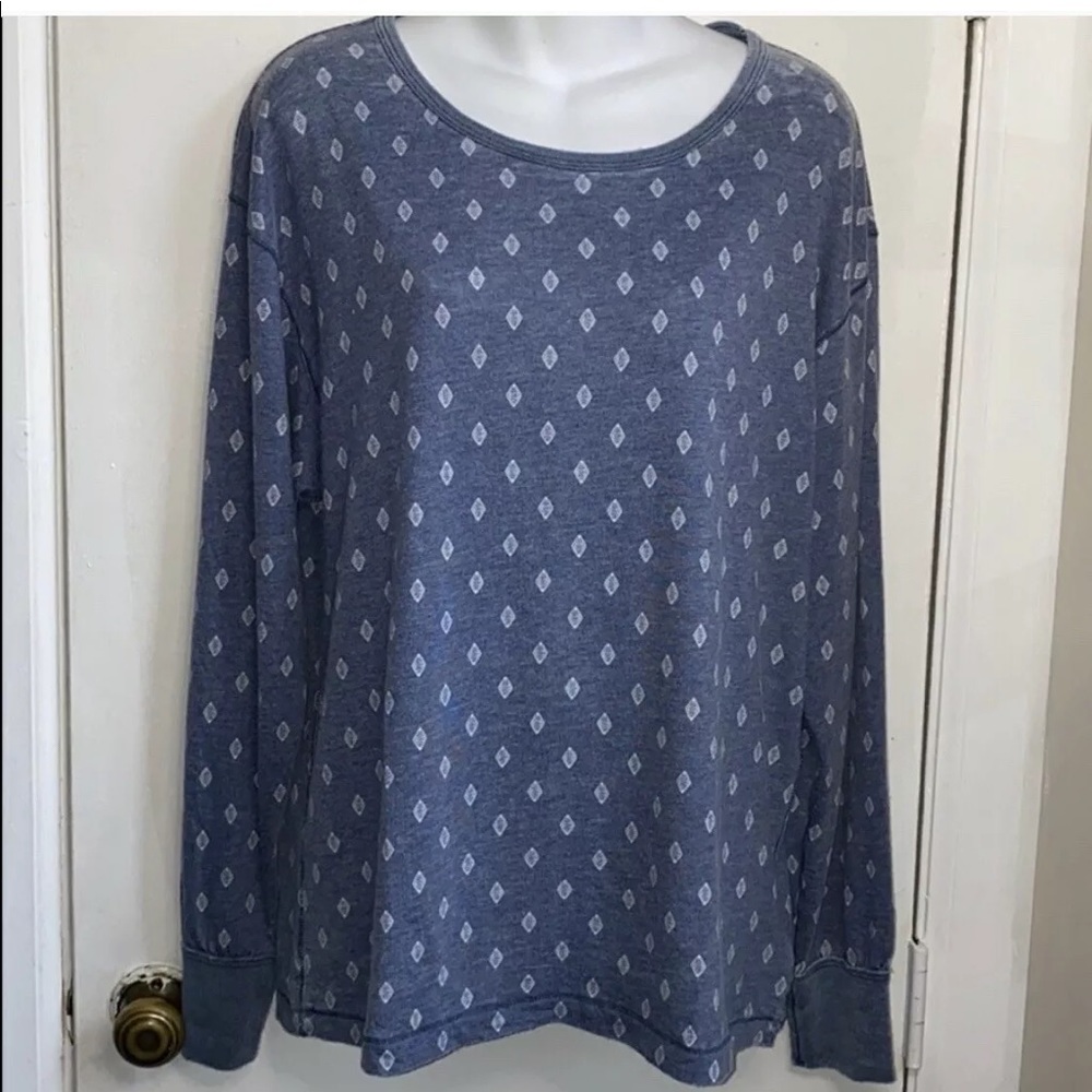 Free people indigo combo long sleeves scoo… - Picture 5 of 9